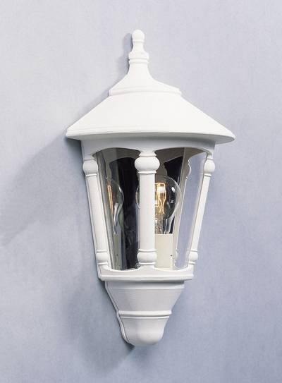 Konstsmide Virgo 569-250 Außenwandleuchte Energiesparlampe, LED E27 60 W Weiß