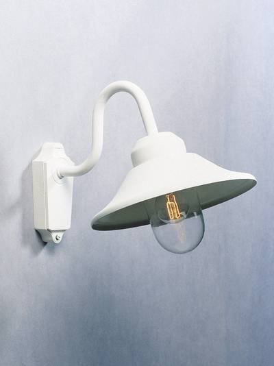 Konstsmide Vega 556-250 Außenwandleuchte Energiesparlampe, LED E27 60 W Weiß