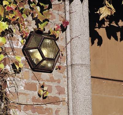 Konstsmide Castor 533-900 Außenwandleuchte Energiesparlampe, LED E27 60 W Kupfer