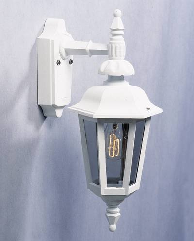 Konstsmide Pallas Down 519-250 Außenwandleuchte Energiesparlampe, LED E27 60 W Weiß