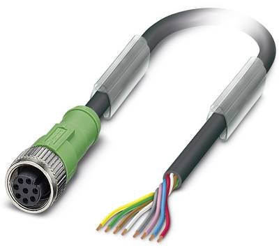 Phoenix Contact 1520369 Sensor-/Aktor-Steckverbinder, konfektioniert M12 Buchse, gerade 5.00 m Polzahl Sensoren: 8 1 St.