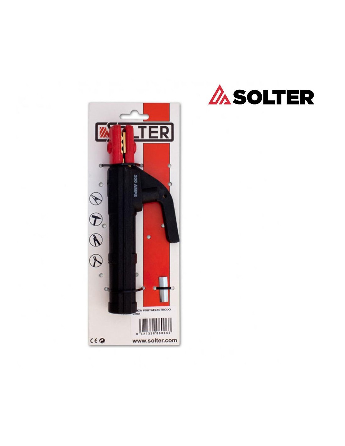 SOLTER PINZA ELECTRODO 200A - Ferreteria Barral