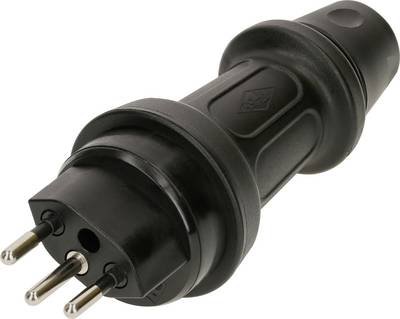 Max Hauri 162200 Netzstecker Schweiz 250 V Schwarz IP55