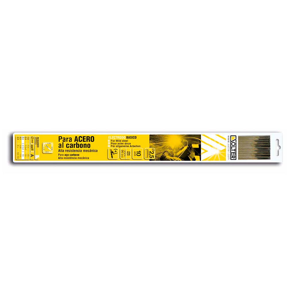 SOLTER ELECTRODO BÁSICO Ø2.5 BLISTER 10UD - Ferreteria Barral