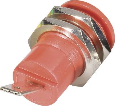 Schnepp BU 4600 rt Sicherheits-Laborbuchse Buchse, Einbau vertikal Stift-Ø: 4 mm Rot 1 St.