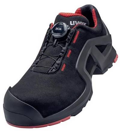 uvex 6567 6567249 Sicherheitshalbschuh S3 Schuhgröße (EU): 49 Schwarz/Rot 1 Paar