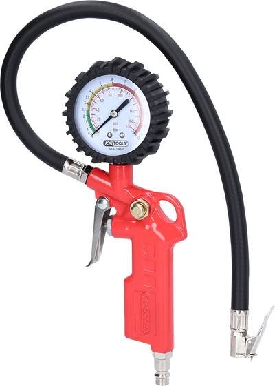 KS Tools 515.1950 Druckluft-Reifenfüllmesser, 0-11bar