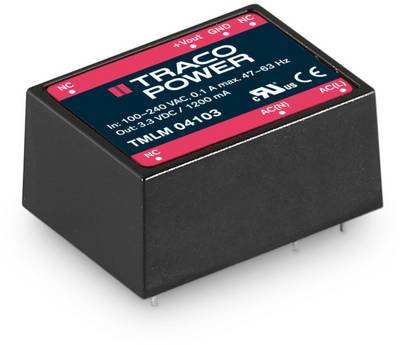 AC/DC-Printnetzteil TracoPower TMLM 04103 3.3 V/DC 1.2 A 4 W
