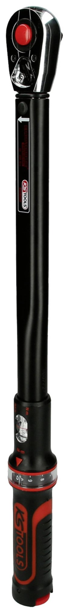 KS Tools ERGOTORQUE®precision 516.1512 Drehmomentschlüssel mit Knarre 1/4" (6.3 mm) 5 - 25 Nm