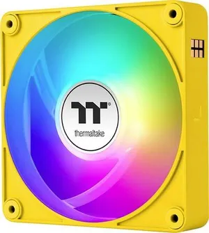 Thermaltake CT120 EX Reverse ARGB Sync PC Cooling Fan Bumblebee 3 Pack PC-Gehäuse-Lüfter Gelb (B x H x T) 120 x 120 x 25