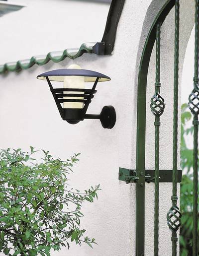 Konstsmide Gemini 503-750 Außenwandleuchte Energiesparlampe, LED E27 100 W Schwarz