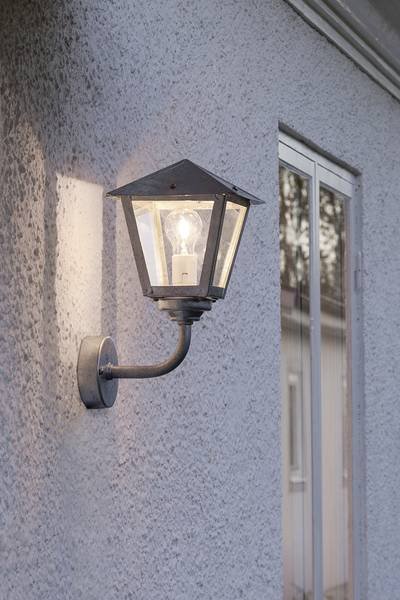 Konstsmide Benu 439-320 Außenwandleuchte Energiesparlampe, LED E27 60 W Stahl