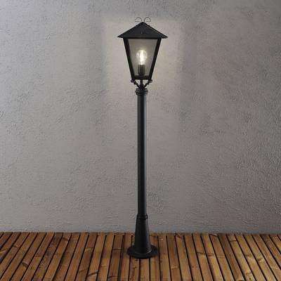 Konstsmide 436-750 Benu Außenstandleuchte Energiesparlampe, LED E27 100 W Schwarz