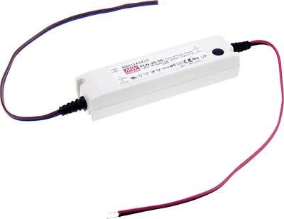 MEAN WELL PLN-20-36 LED-Treiber, LED-Trafo Konstantspannung, Konstantstrom 19 W 0.55 A 27 - 36 V/DC PFC-Schaltkreis, Übe