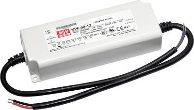 MEAN WELL NPF-90D-48 LED-Treiber, LED-Trafo Konstantspannung, Konstantstrom 90 W 1.88 A 28.8 - 48 V/DC dimmbar, PFC-Scha
