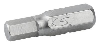 KS Tools 911.7854 Sechskant-Bit Werkzeugstahl vernickelt C 6.3 1 St.
