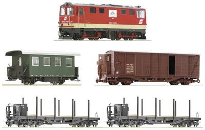 Roco 5550001 Roco 5550001 H0e 5er-ZugSet Diesellok 2095 005-1 mit GmP der ÖBB