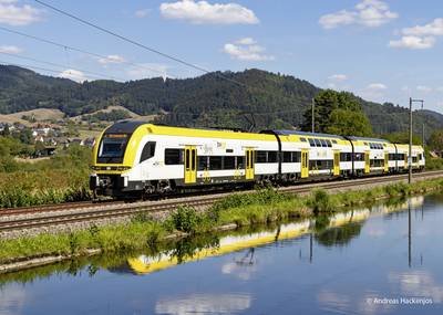 TRIX H0 25463 TRIX H0 25463 H0 E-Triebzug Desiro HC bwegt der DB AG