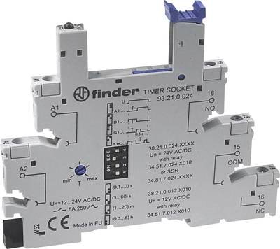 Finder 93.21.0.024 Relaissockel (L x B x H) 75.6 x 6.2 x 87.9 mm 1 St.