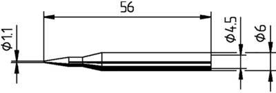 Ersa 0162BD Lötspitze Bleistiftform Spitzen-Größe 1.10 mm Inhalt 1 St.