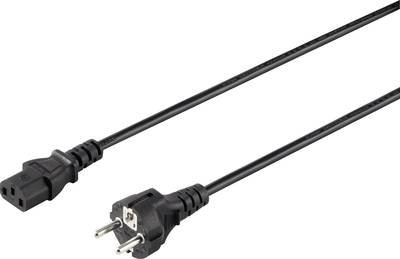 Sygonix SY-5042694 Kaltgeräte Anschlusskabel Schwarz 1.50 m