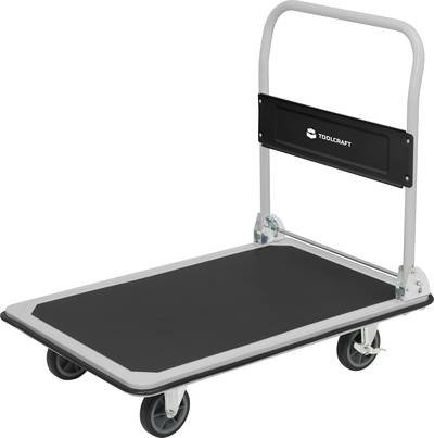 TOOLCRAFT Handwagen klappbar, Feststeller Stahl, PP, Thermoplastisches Polyurethan Traglast (max.): 150 kg