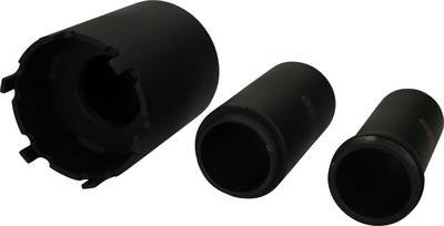 Nutmuttern-Schlüssel-Satz mit 2 Führungsrohren für MAN, Ø 102 mm , 3-tlg KS Tools 460.5360