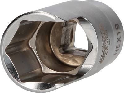KS Tools 460.5089 3/8" Spezial-Winkel-Rohrverbinder-Stecknuss, 19 mm