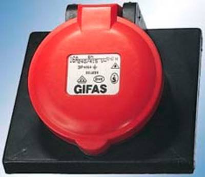Gifas Electric 301659 101993 CEE Wandsteckdose 16 A 5polig 400 V 1 St.