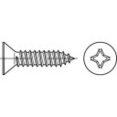 TOOLCRAFT 1068227 Senkblechschrauben 2.9 mm 19 mm Kreuzschlitz Phillips DIN 7982 Edelstahl A2 1000 St.