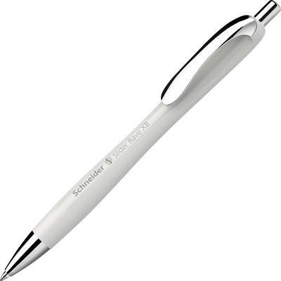 Schneider Schreibgeräte Slider Rave silver grey, Mine Slider 755 XB blau 132512 Kugelschreiber Schreibfarbe: Blau 1 St.