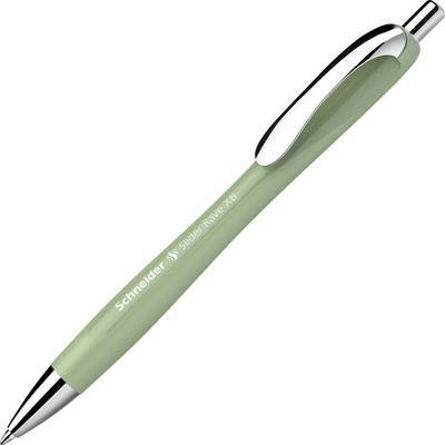 Schneider Schreibgeräte Slider Rave organic green, Mine Slider 755 XB blau 132544 Kugelschreiber 0.7 mm Schreibfarbe: Bl