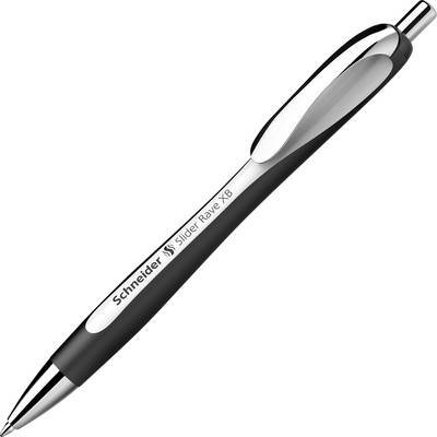Schneider Schreibgeräte Slider Rave weiß-schwarz Mine XB blau 132549 Kugelschreiber 0.7 mm Schreibfarbe: Blau 1 St.
