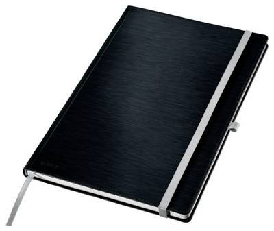 Leitz 44751094 Notizbuch liniert Satin Schwarz Anzahl der Blätter: 80 DIN A4