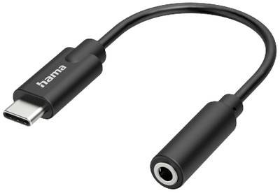 hama 00200318 Audio-Adapter, USB-C-Stecker - 3,5-mm-Klinke-Buchse, Stereo