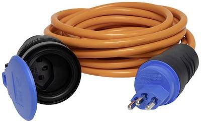 Brennenstuhl 1162362832 Strom Verlängerungskabel 16 A Schwarz, Blau, Orange 10 m AT-N07V3V3-F 3G 2,5 mm²