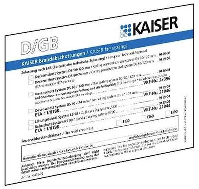 Kaiser Elektro 9473-91 Schott-Kennzeichnungsschild 10 St.