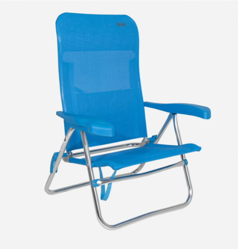 SILLA DE PLAYA CRESPO AL-205 AZUL MEDIO
