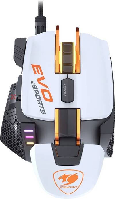 Cougar CGR-WOMW-700M EVO Gaming-Maus Kabelgebunden Optisch Weiß 1600 dpi