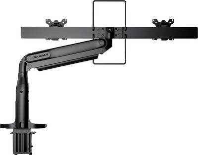 Cougar Monitorhalterung CGR-SDA-SB-01 2 Display(s) 88,9 cm (35") Schwarz Höhenverstellbar