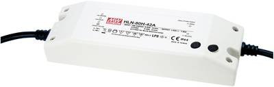 MEAN WELL HLN-80H-12A LED-Treiber, LED-Trafo Konstantspannung, Konstantstrom 60 W 5 A 7.2 - 12 V/DC dimmbar, PFC-Schaltk