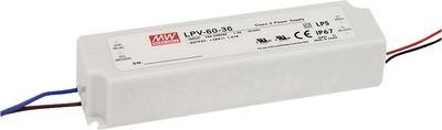 MEAN WELL LPV-60-15 LED-Trafo Konstantspannung 60 W 0 - 4 A 15 V/DC nicht dimmbar, Überlastschutz 1 St.