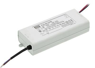 MEAN WELL PLD-40-700B LED-Treiber Konstantstrom 40 W 0.7 A 34 - 57 V/DC nicht dimmbar 1 St.