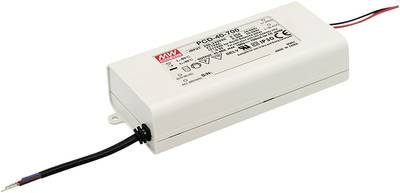 MEAN WELL PCD-40-1750B LED-Treiber Konstantstrom 40 W 1.75 A 13 - 23 V/DC dimmbar, PFC-Schaltkreis, Überlastschutz, Mont
