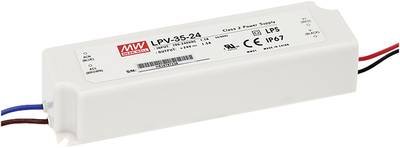 MEAN WELL LPV-35-36 LED-Trafo Konstantspannung 36 W 0 - 1 A 36 V/DC nicht dimmbar, Überlastschutz 1 St.