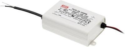 MEAN WELL PCD-25-1050B LED-Treiber Konstantstrom 25 W 1.05 A 16 - 24 V/DC dimmbar, PFC-Schaltkreis, Überlastschutz, Mont
