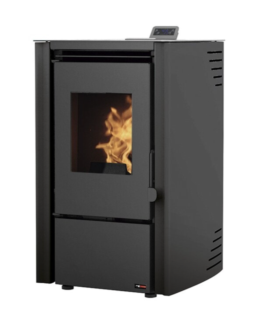 Estufa de Pellet Redpod First – 6,1 kW | Negro
