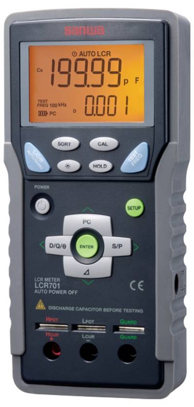 Sanwa Electric Instrument LCR701 Komponententester digital