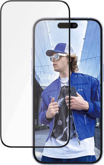 PanzerGlass Ceramic Displayschutzglas Apple iPhone 15, iPhone 16 1 St. Anti-Fingerprint, kratzfest 2853