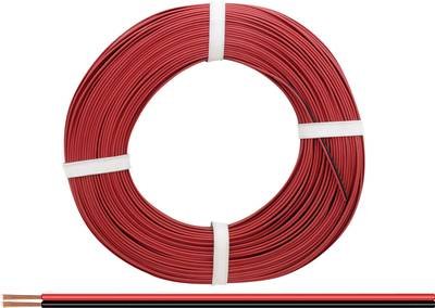 Donau Elektronik 225-010 Litze 2 x 0.25 mm² Rot/Schwarz 50 m